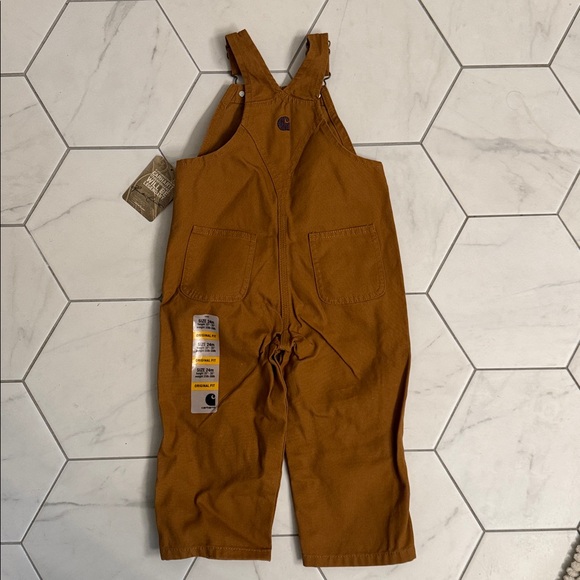 Carhartt Kids Overalls - Brown 24 months NEW - Picture 3 of 3